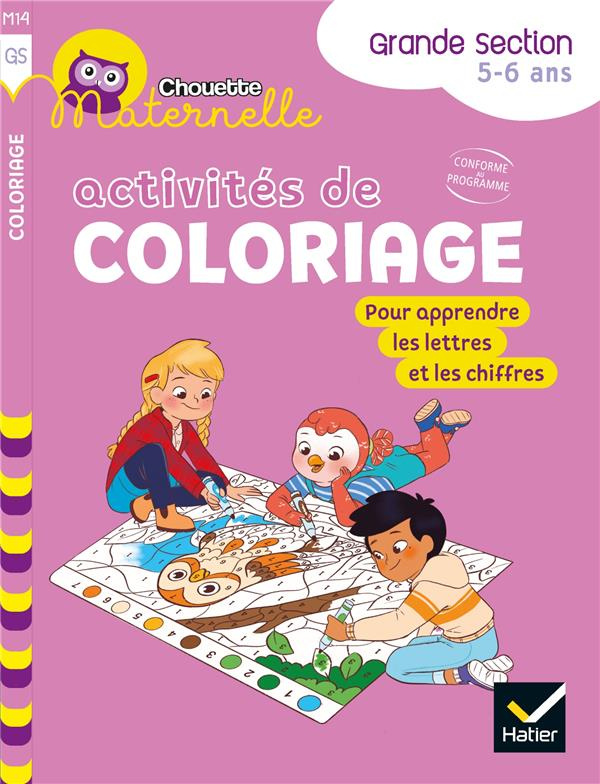 Activités de coloriage. Grande Section