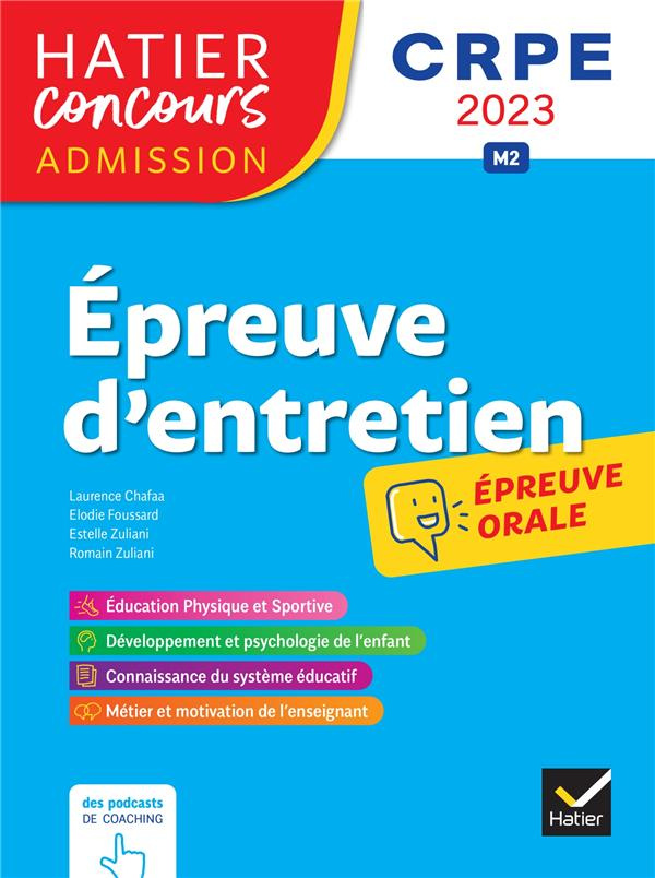 Epreuve orale d'admission CRPE. Education physique et sportive, Connaissance du système éducatif - M