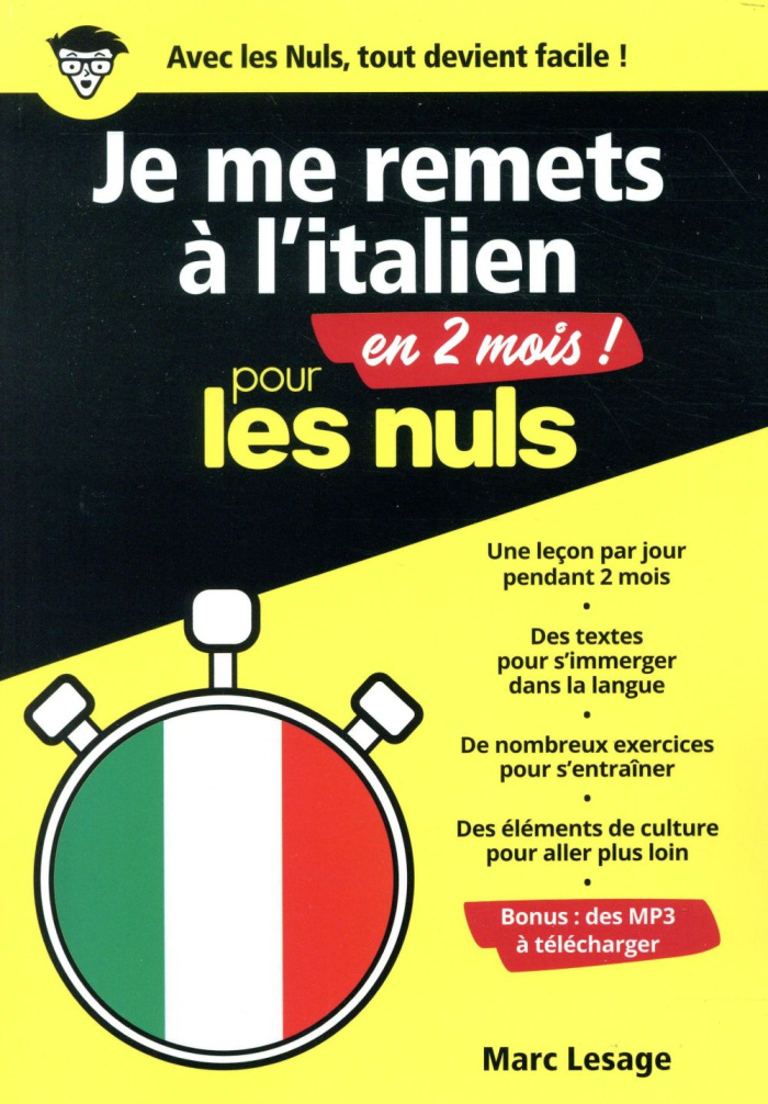Je me remets à l'italien en 2 mois ! pour les nuls
