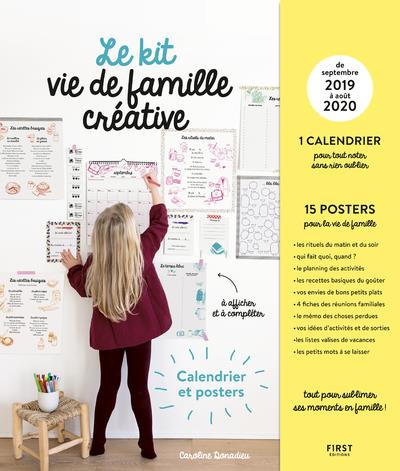Le kit vie de famille creative. De septembre 2019 à août 2020, Edition 2019-2020