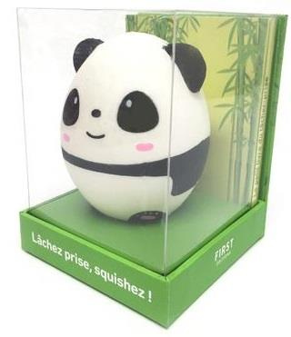 Soyez zen, squishez ! Coffret avec un squishy panda à malaxer