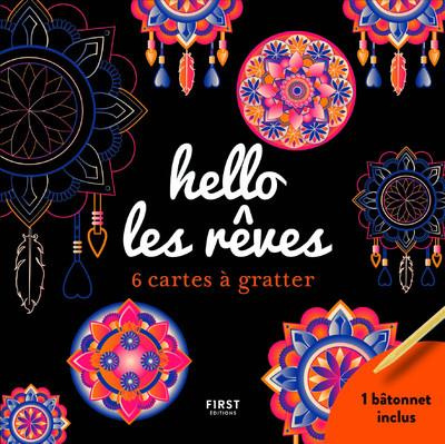 Cartes à gratter hello les rêves. 6 cartes à gratter et 1 bâtonnet inclus