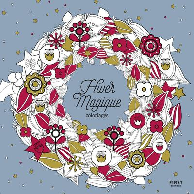 Hiver magique. Coloriages