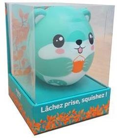 Coffret Lâchez prise, squishez ! Le petit livre du lâcher-prise avec 1 squishy hamster à malaxer