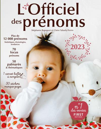 L'officiel des prénoms. Edition 2023