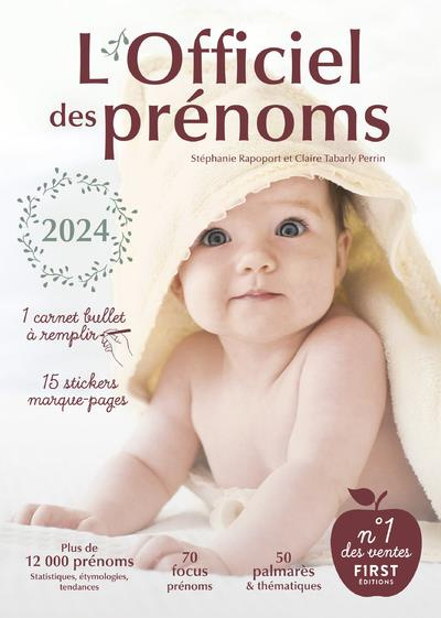 L'officiel des prénoms. Edition 2024
