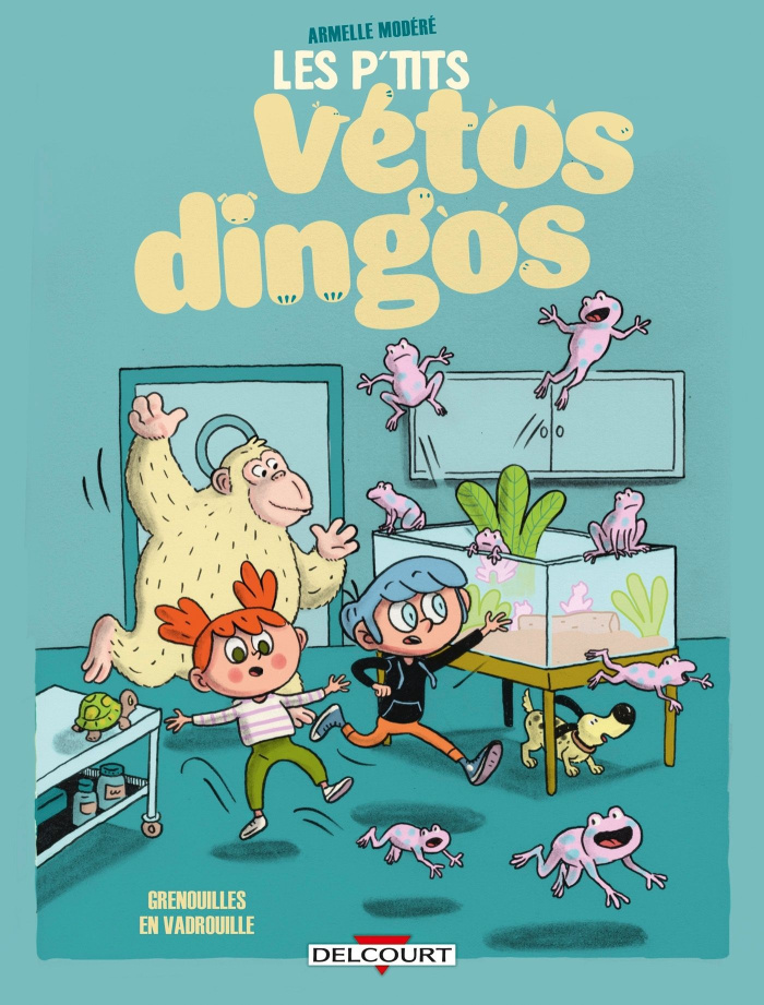 Les p'tits vétos dingos Tome 1 : Grenouilles en vadrouille