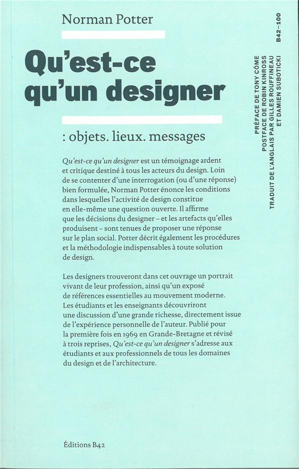 Qu'est-ce qu'un designer ?