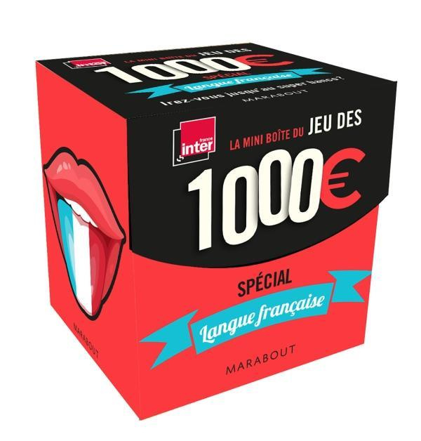 La mini-boîte du jeu des 1000 euros. Spécial langue française