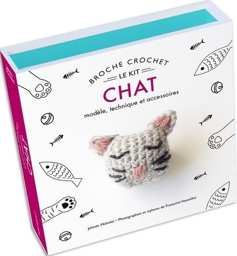 Broche crochet chat. Modèle, technique et accessoires