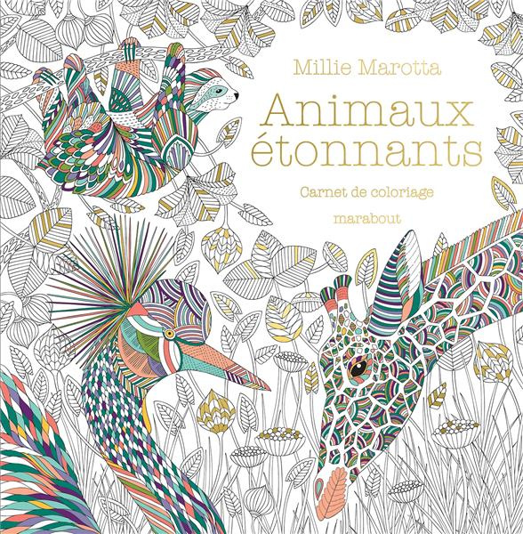 Animaux étonnants. Carnet de coloriage