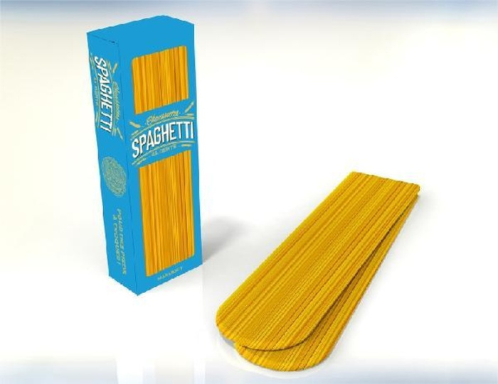 Chaussettes Spaghetti. Avec 1 paire de chaussettes longues et 1 livre de recettes de pâtes