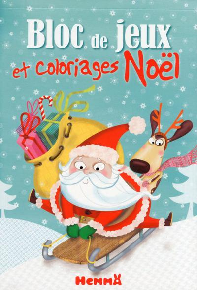 Bloc de jeux et coloriages de Noël