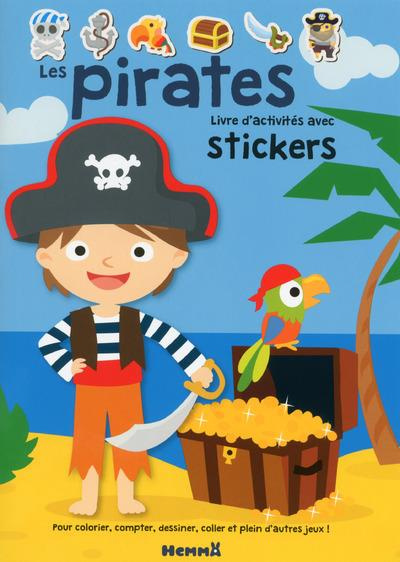 Les pirates. Livre d'activités avec stickers