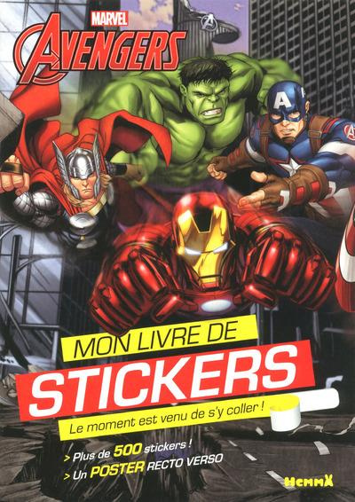 Mon livre de stickers Avengers. Avec poster géant recto-verso