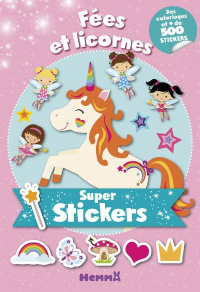 Super stickers fées et licornes