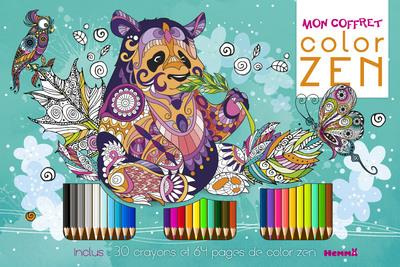 Mon coffret color zen. Avec 30 crayons de couleur