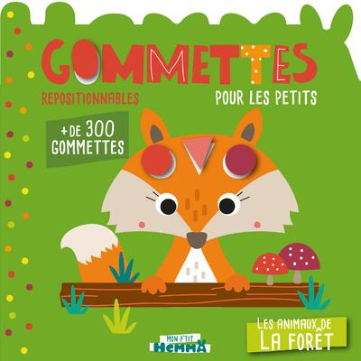 Les animaux de la forêt. Gommettes pour les petits
