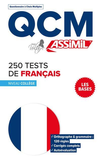 250 tests de français. Niveau collège