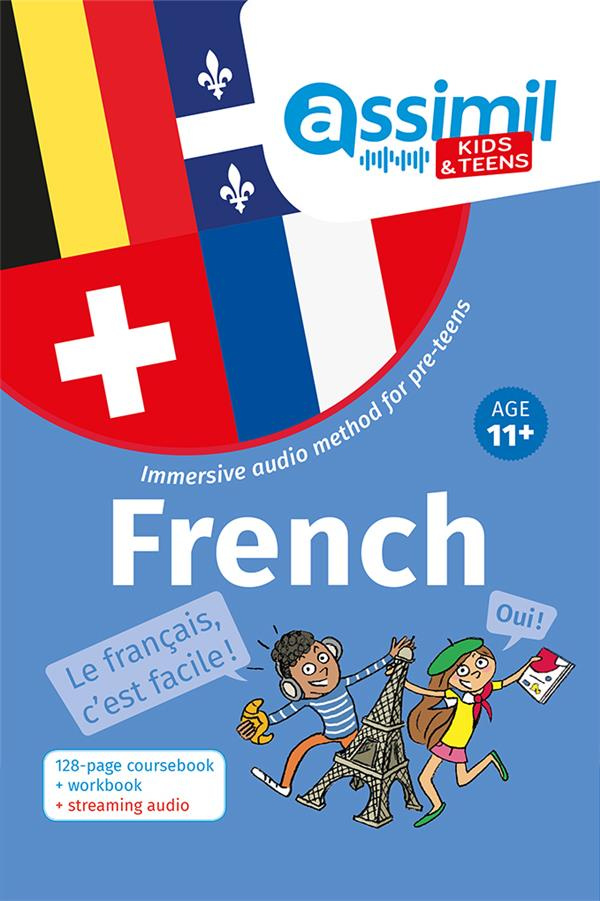 French. Immersive audio method for pre-teens, avec 1 cahier d'exercices