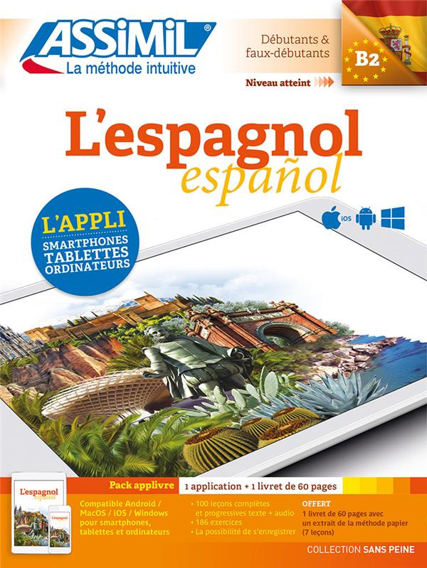 L'espagnol B2. Pack applivre 1 application   1 livret de 60 pages
