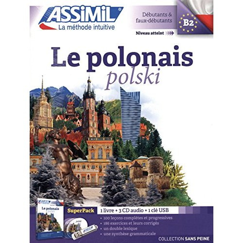 Le polonais, superpack débutants et faux-débutants B2. Avec 3 CD Audio, avec 1 CLE USB