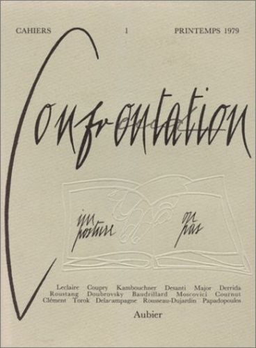 Cahiers confrontation N° 1 : Imposture ou pas