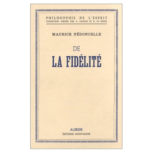 De la fidélité