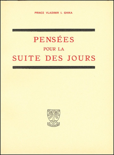Pensées pour la suite des jours