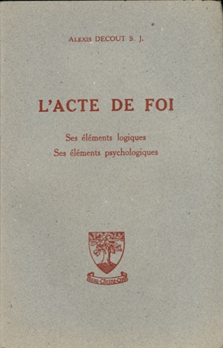 L'acte de foi