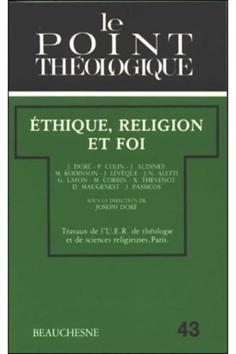 Ethique, religion et Foi. Colloque IRCOM, Angers, 22-23 mars 1991