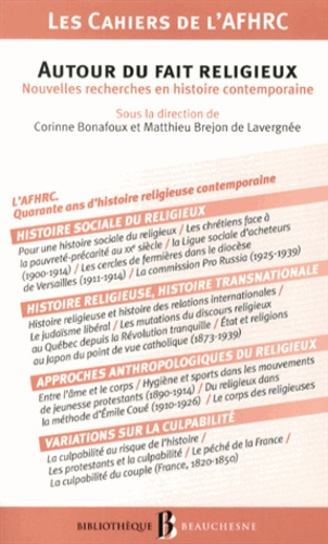 Autour du fait religieux. Nouvelles recherches en histoire contemporaine