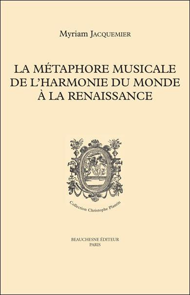 La métaphore musicale de l'harmonie du monde à la Renaissance
