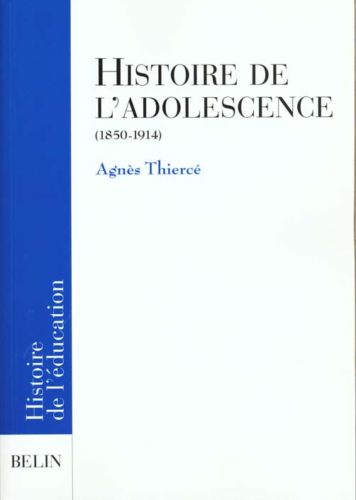 Histoire de l'adolescence (1850-1914)