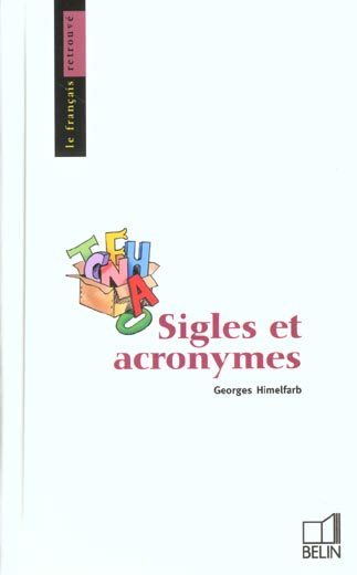 Sigles et acronymes