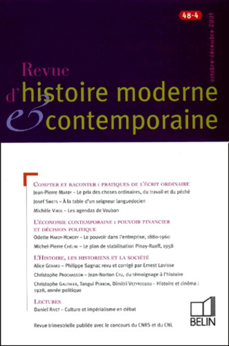 Revue d'histoire moderne et contemporaine/484/Revue d'histoire moderne et contemporaine Tome 484