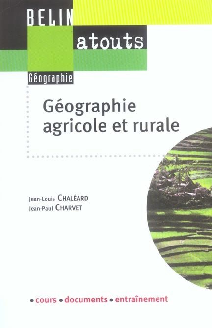 Géographie agricole et rurale