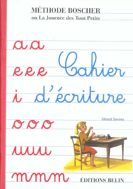 Boscher - Cahier d'écriture