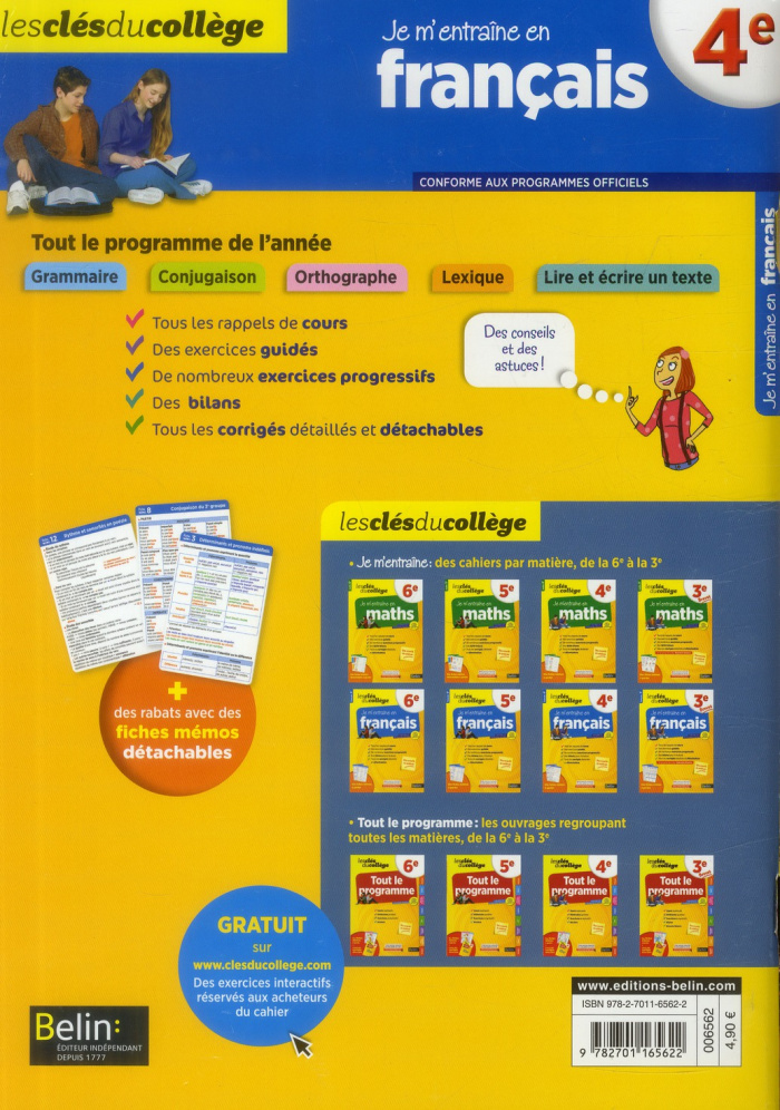 Clés du collège - Français 4e