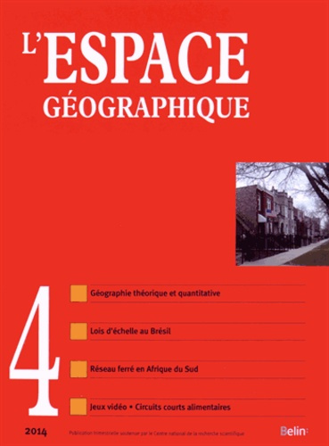 L'espace géographique/4342014/L'espace géographique Tome 4342014