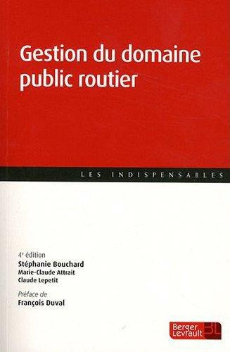 Gestion du domaine public routier. 4e édition