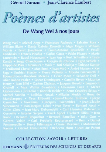 Poèmes d'artistes. De Wang Wei à nos jours