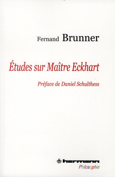 Etudes sur Maître Eckhart