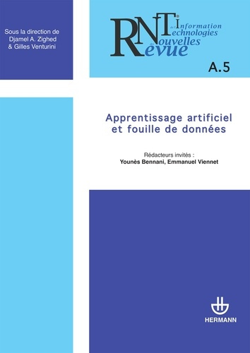 Revue des Nouvelles Technologies de l'Information A 5 : Apprentissage artificiel et fouille de donné