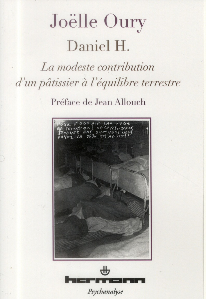 Daniel H. Contribution d'un modeste pâtissier à l'équilibre terrestre