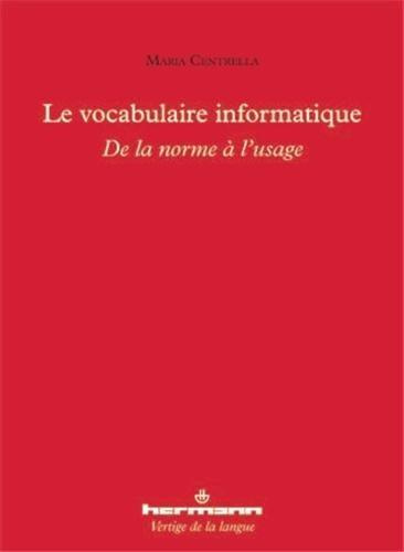 Le vocabulaire informatique. De la norme à l'usage