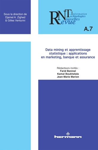 Revue des nouvelles technologies de l'information, n° A-7. Data mining et apprentissage statistique