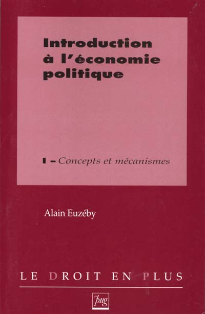 INTRODUCTION A L ECONOMIE POLITIQUE T1