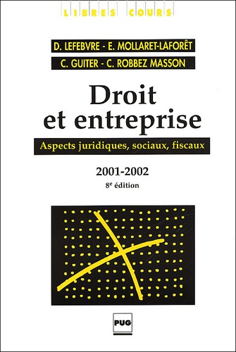 DROIT ET ENTREPRISE 8EME EDITION