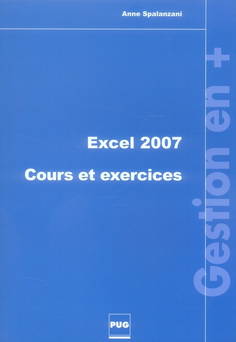 EXCEL 2007 - COURS ET EXERCICES